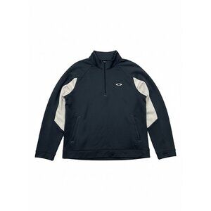 Oakley Mens Gravity‎ Grey White Hoodie Sz XXL Casual Relaxed Fit Streetwear